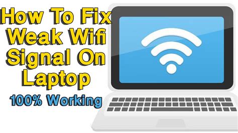 how to fix weak wifi.